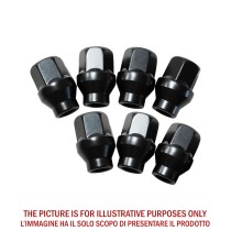 Kit visserie 12x1.50 noir – pour une jante